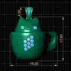 Cup PANDANT 3D PRINTABLE MODAL