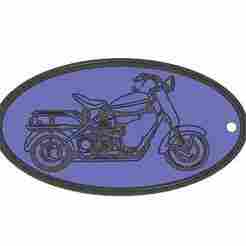 Cushman Eagle Scooter Keychain