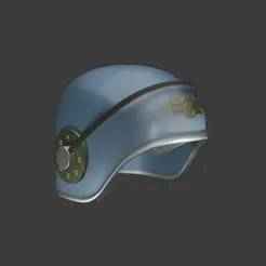 Custom Fallout Vault-Tec Security Guard Inspired Helmet - Vault Dweller & Wasteland Cosplay Piece