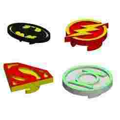 Custom Foam Clog Clip - DC Heroes
