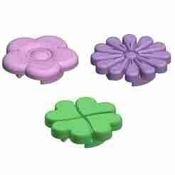 Custom Foam Clog Clip - Flowers