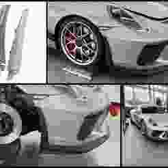 Custom Porsche 911 Bumper Side Lip Extension For RS Lip Conversion - 2017-2019