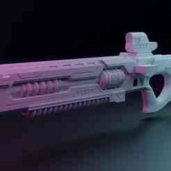 Custom T-3 Reaper Assault Blaster Prop STL File (3D Print File)