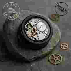 Customizable 30mm Ear Plug with Resin Inlay Cavity - STL File (Commercial License)