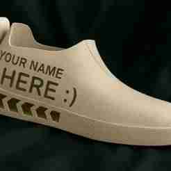 Customizable Low-Poly Sneakers – 3D Print Ready (Single & Split Files)