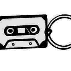 cute CASsETtE Keychain / EARRING / NECKLACE