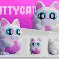 Cute Cat KittyCat - White & Pink