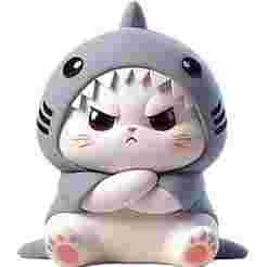 Cute Cat STL - 3D Print Cat - Cat Miniature Model - Cat Toy 3D - Cat Figurine STL