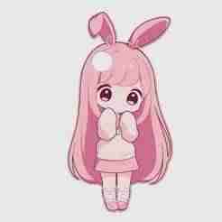 cute girl 2D flexi