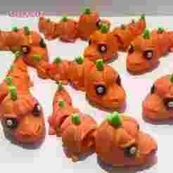 🎃 Cute Halloween Gift - Flexi Pumpkin Dragon