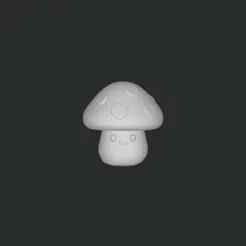 Cute Mushroom Figurine