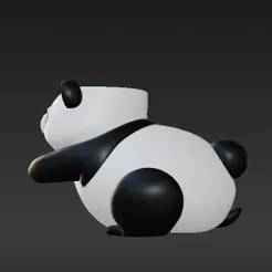 Cute Panda Cup Holder - Kawaii Desk Accessory & Can Holder