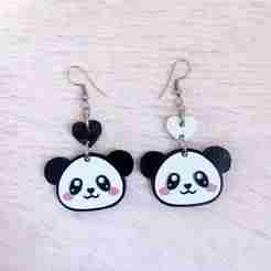 Cute Panda Earrings
