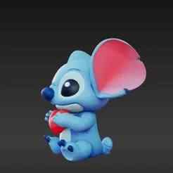 Cute Space Experiment Character Keychain Charm - Chibi Style Heart Hugger 3D Printable Model