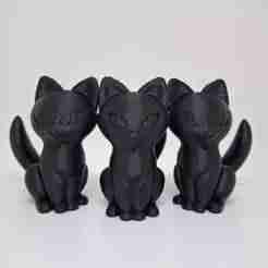Cute Supportless Halloween Cat – Handcrafted Clay-Style STL for 3D Printing