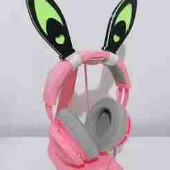 Cyberpunk bunny ears Headset / headphone Attachment / Accessory