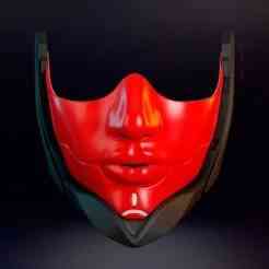 Cyberpunk Half-Face Mask