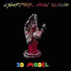 Cyberpunk Hand Statue