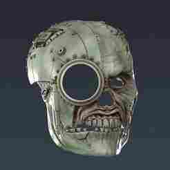 Cyborg Zombie Face Mask