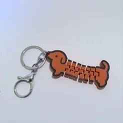 Dachshund Keychain