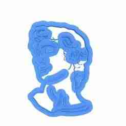 David statue face cookies cutters