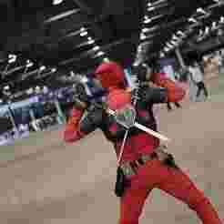 Deadpool Backpack fortnite anime KATANAS movie marvel COSPLAY