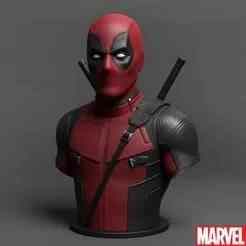 Deadpool Bust - Mercenary Big Mouth with Red Mask