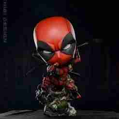 Deadpool Chibi - Digital STL file
