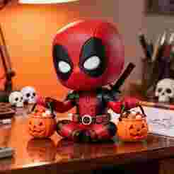 Deadpool Chibi Halloween Figurine STL - 3D Print Collectible