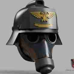 Death Korps of Krieg Zealot Veteran Helmet Cosplay Replica 1:1 Cosplay Space Marine