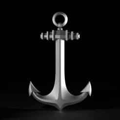 Decorative Ship Anchor 3D model