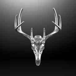 Deer Skull Pendant - 3D Print Model