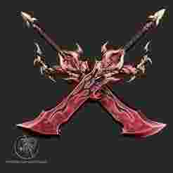 Demon King Daggers 3D Printer File STL (Solo Leveling)