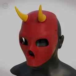 DEMON MASK 1 HALLOWEEN