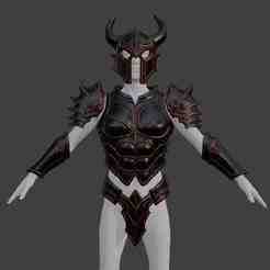 🩸 Demonlord Armor Set – Action Figure Scale