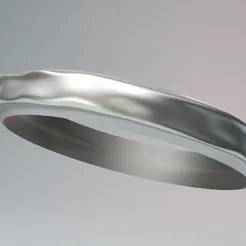 Dented metal ring Dented metal ring 3D print model