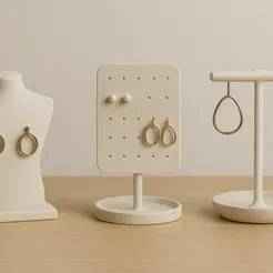 Desktop Jewelry and Earring Organizer