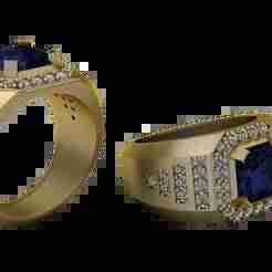 Diamond Men’s Gold Ring  3d printable model