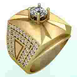 Diamond ring - Mens rings - N104
