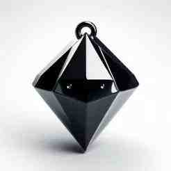 Diamond Shape Necklace Showpiece 3D Print – Decorative Model