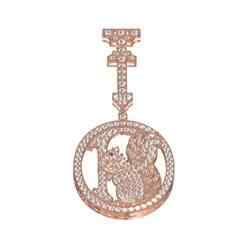 Diamond Squirrel Pendant