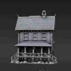 Dilapidated Gothic Manor - Building for 28-32mm Games
