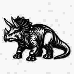 Dinosaur Triceratops Rhino Wall Art Home Decor