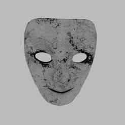 Distressed Face Mask 3D Model