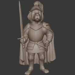 Dog Knight – Armoured Canine Warrior – 3D Print Model