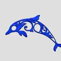 Dolphin Ornament Floral Patterns, Dolphin Brooch Jewelry