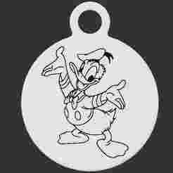 Donald Duck Keyring