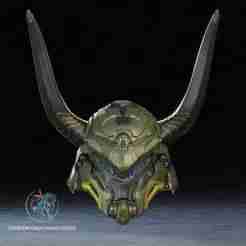 Doom Atlas Helmet 3D Printer STL File