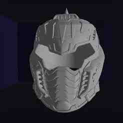 DOOM: The Dark Ages - Slayer Helmet - 3D Printable Cosplay Prop