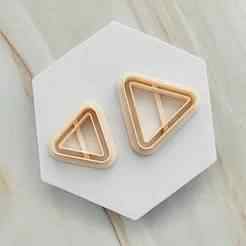 Doughnut Triangle Polymer Clay Cutter